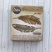 Набор ножей для вырубки и тиснения Bigz Die, Texture Fade "Feather Duo. Пара перышек" (Sizzix)