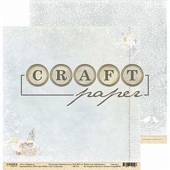 Бумага "Зимний ангел. Снегопад" (CraftPaper)