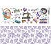 Лист с картинками 10х30 см "Любимое хобби. Шитье" (ScrapMania)