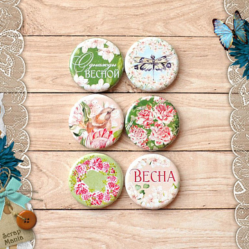 Набор фишек "Пробуждение природы. Однажды весной" (ScrapMania)