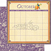 Набор бумаги 30х30 см "Children's Hour. Calendar Pad", 24 листа (Graphic 45)