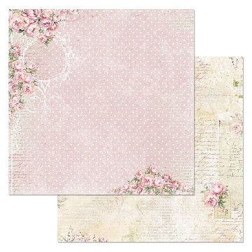 Бумага "Шебби шарм. Пионовая эстетика" (ScrapMania)