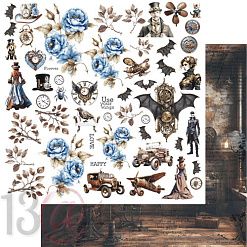Набор 30х30 см "Vintage in blue", 9 листов (13Arts)