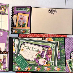 Набор бумаги 20х20 см "Children's Hour. Calendar Pad", 24 листа (Graphic 45)