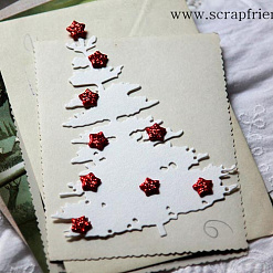 Нож "Ель", 8,5х12 см (Scrapfriend)
