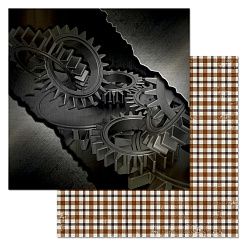 Набор бумаги 20х20 см "Скорость без границ", 12 листов (ScrapMania)