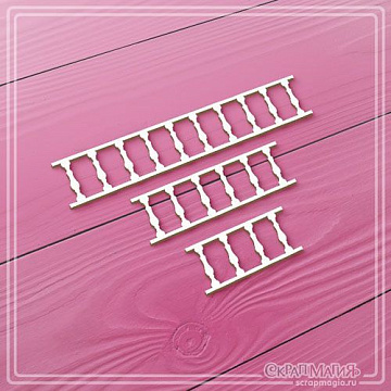 Чипборд "Торжество. Балюстрада", 1,4х7,4 см (СкрапМагия)
