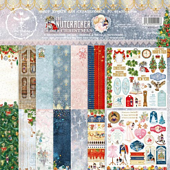 Набор бумаги 30х30 см "The Nutcracker", 8 листов (Bee Shabby)