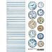 Лист с картинками 10х30 см "Океания. Часы" (ScrapMania)