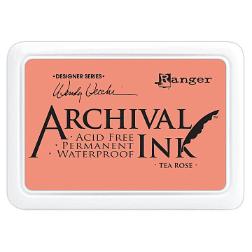 Водостойкая перманентная подушечка Archival Ink Tea Rose Чайная роза (Ranger)