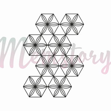 Штамп "Мозайка", 7,2х5,2 см (Memstory)