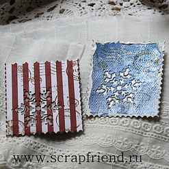 Нож "Фоновая снежинка", 4,5 см (Scrapfriend)