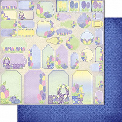 Набор бумаги 30х30 см "Spring Garden", 24 листа (Heartfelt Creations)
