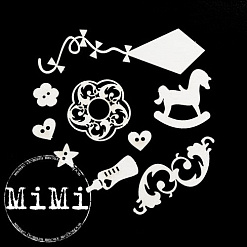 Набор украшений из чипборда "Малыш. Крошка" (MiMi Design)