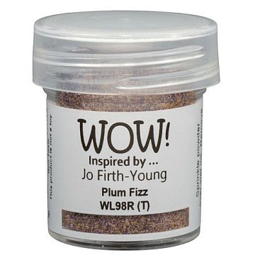 Пудра для эмбоссинга непрозрачная "Plum Fizz. Сливовая шипучка" (WOW)