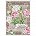 Тканевая карточка "Цветочная нежность. Розы" (ScrapMania)