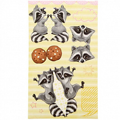 Наклейки-разделители 9х18 см "Забавные еноты" (АртУзор)