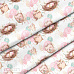 Отрез ткани 79х50 см "Совы с гнёздами" (Cotton)