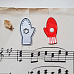 Нож "Варежка", 2,7х1,6 см (Scrapfriend)
