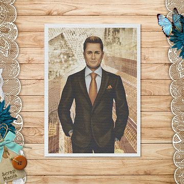 Тканевая карточка "Мужчина на миллион. Ты" (ScrapMania)