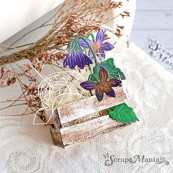 Нож "Цветы леса. Лесная фиалка", 3,5х5,8 см (ScrapMania)