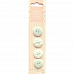 Набор пуговиц "Spots & Stripes Pastels", цвет нежно-зеленый (DoCrafts)
