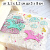 Нож "Единорожек среди звезд", 5х8 см (ScrapMania)