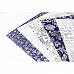 Набор бумаги 20х20 см "Parisienne Blue. Парижский голубой", 32 листа (DoCrafts)