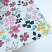 Набор бумаги 30х30 см "Florals", 48 листов