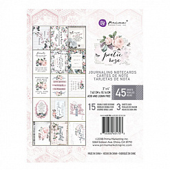 Набор карточек 7,5х10 см "Poetic rose" (Prima Marketing)