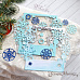 Нож "Снежная рамка", 11х12,5 см (ScrapMania)