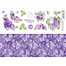 Лист с картинками 10х30 см "Сиреневые композиции" (ScrapMania)