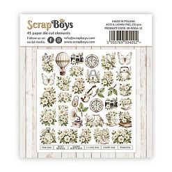 Набор вырубок "Romantic garden", 41 шт (ScrapBoys)