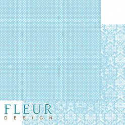 Набор бумаги 15х15 см "Шебби Шик Базовая 2.0", 24 листа (Fleur-design)