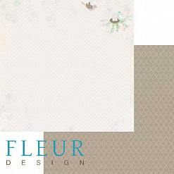 Набор бумаги 30х30 см "Зарисовки весны", 12 листов (Fleur-design)