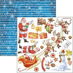 Набор бумаги 15х15 см "Dear Santa", 24 листа (Ciao bella)