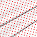 Отрез ткани 79х50 см "Горох красный" (Cotton)