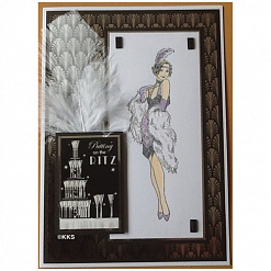 Набор резиновых штампов "Flapper" (DoCrafts)