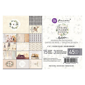 Набор карточек 10х15 см "Spring farm house" (Prima Marketing)