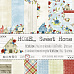 Набор бумаги 30х30 см "Home… Sweet home", 6 листов (CraftO'clock)
