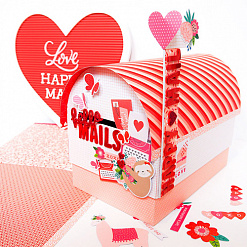 Набор бумаги 30х30 см с фольгированием "Loves me", 48 листов (American Crafts)