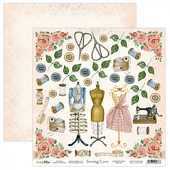 Бумага "Sewing love 7" (ScrapBoys)