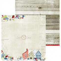 Набор бумаги 30х30 см "Home… Sweet home", 6 листов (CraftO'clock)