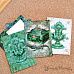 Набор карточек "Малахитовый цветок", 7х10 см, 16 шт (ScrapMania)