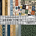 Набор бумаги 20х20 см "Дневник туриста", 12 листов (ScrapMania)