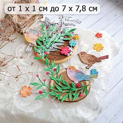 Нож "Соловьиные сказки. Радость на ветке", 7х7,8 см (ScrapMania)