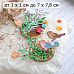 Нож "Соловьиные сказки. Радость на ветке", 7х7,8 см (ScrapMania)