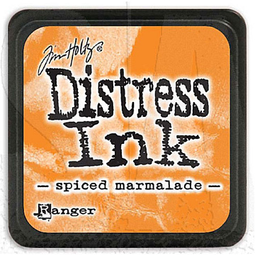 Штемпельная подушечка мини Distress Ink "Spiced Marmalade" (Ranger)