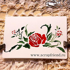 Набор ножей для вырубки "Трафарет. Розы" (Scrapfriend)