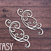 Чипборд "Завитки зима 2333" (Fantasy)
